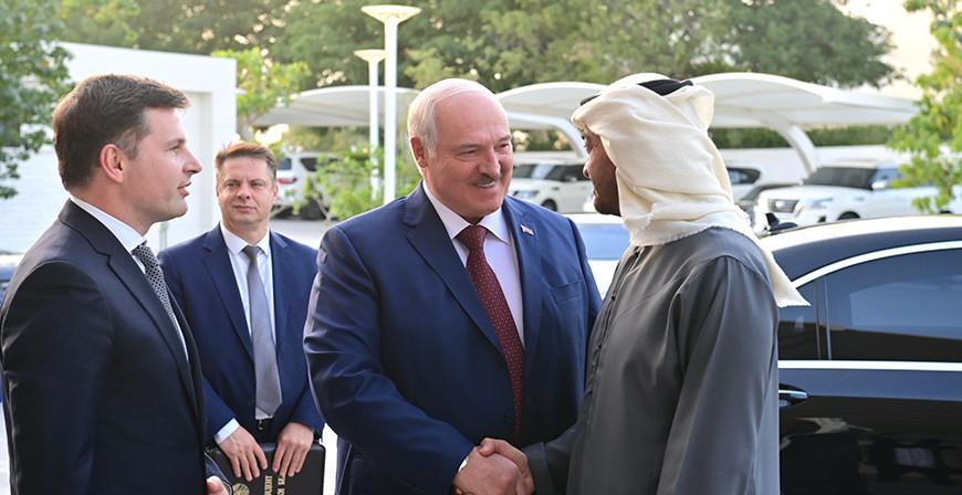 Президенты Беларуси и ОАЭ договорились о сотрудничестве по более чем десятку направлений