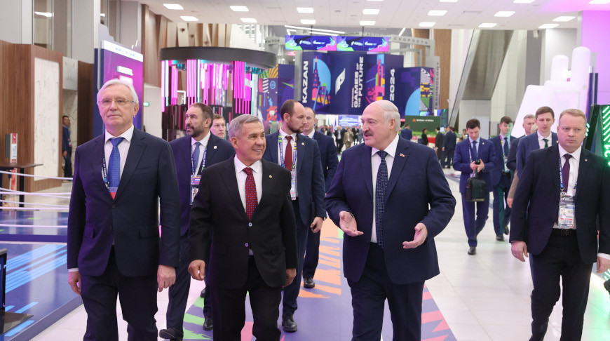 "Наперад у будучыню, сябры!" Лукашенко с коллегами по СНГ посетил открытие Игр Будущего в Казани