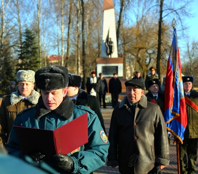 На службе безопасности. Сорок молодых бойцов подразделений МЧС области приняли присягу в Гродно