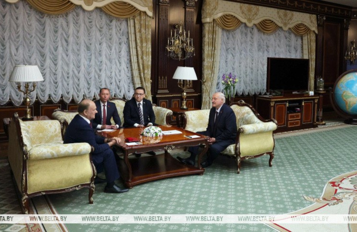 Александр Лукашенко встретился с лидером КПРФ Зюгановым