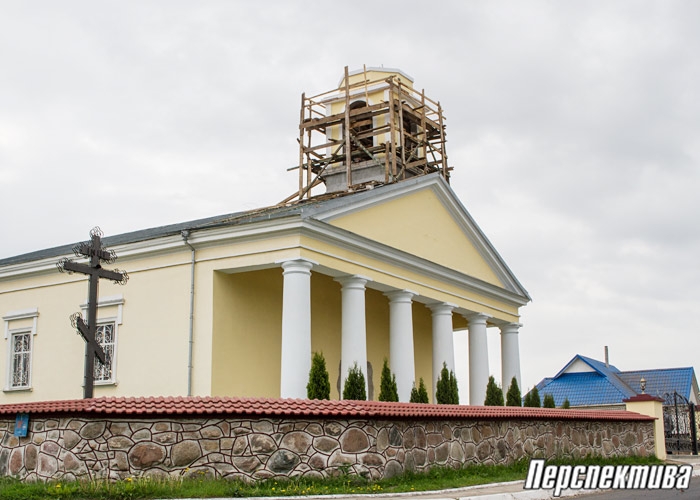 Новый купол скоро увенчает храм Александра Невского в Вертелишках