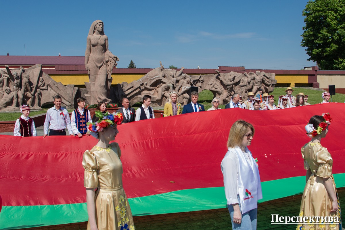 Фотофакт: Гродненский район празднует день Государственного флага, Государственного герба и Государственного гимна Республики Беларусь