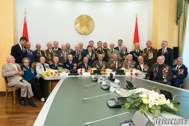 Ветеранов Великой Отечественной войны чествовали в Гродненском облисполкоме
