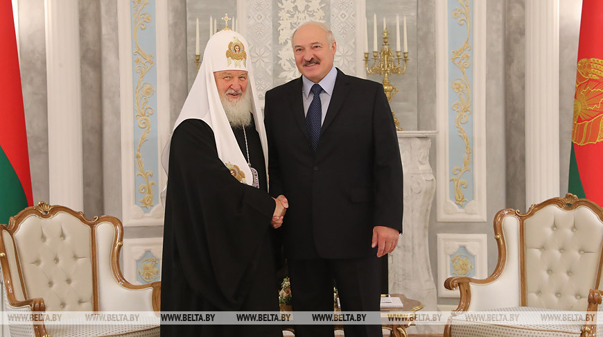 Лукашенко поздравил Патриарха Кирилла с днем тезоименитства