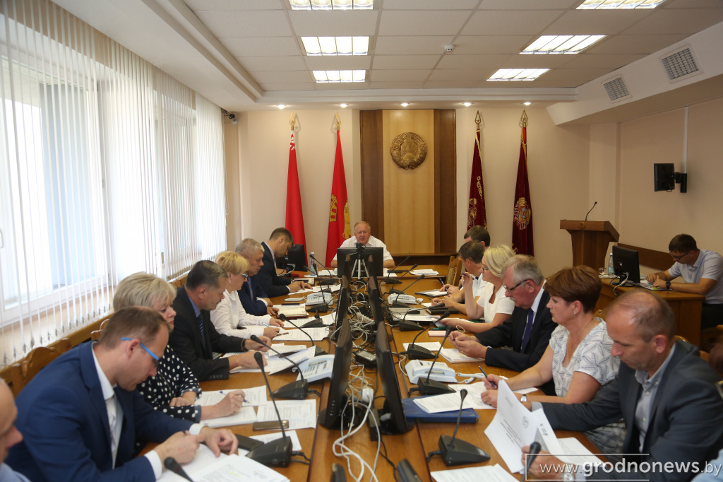 Прошло заседание областного организационного комитета по подготовке к празднованию 75-летия Гродненской области