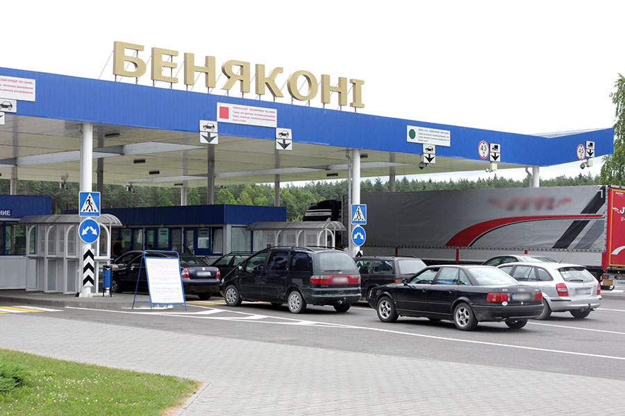 В пункте пропуска Бенякони временно изменится схема движения транспорта
