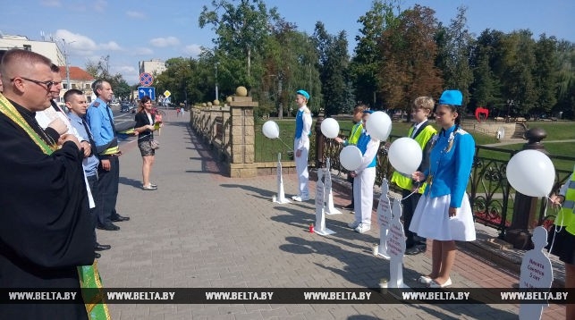 В Гродно провели акцию в память о погибших в ДТП детях