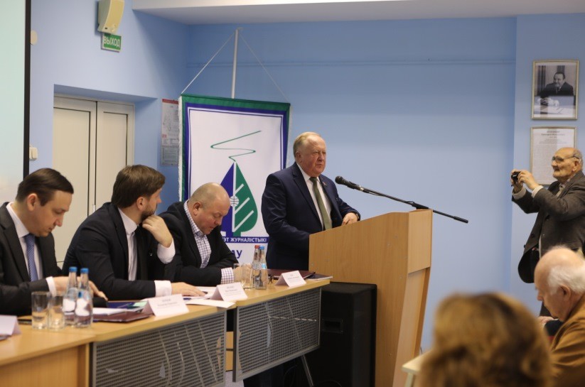 Член Президиума Совета Республики Виктор Лискович принял участие в пленуме правления ОО «Белорусский союз журналистов»