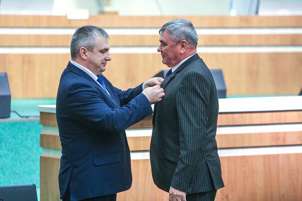 Знак отличия: глава Гродненского района Ян Василевский удостоен высокой награды