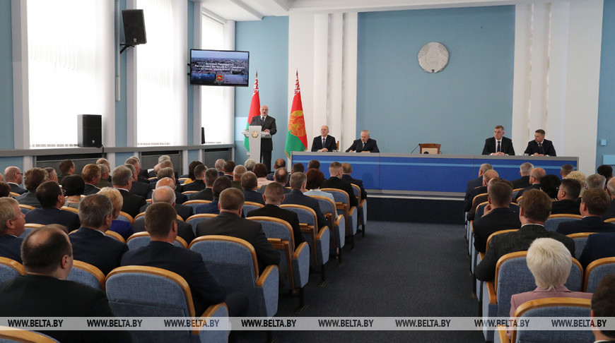Александр Лукашенко провел встречу с активом Гродненской области