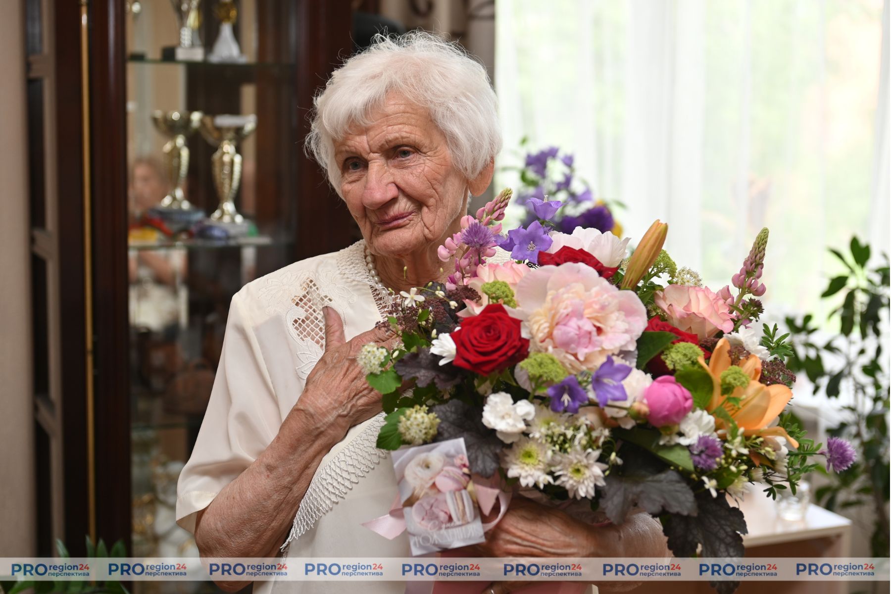 Валентина Козел из Вертелишек отметила 85-летие