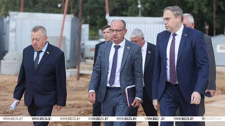 Караник: стройка новой больницы в Гродно идет в строгом соответствии с графиком