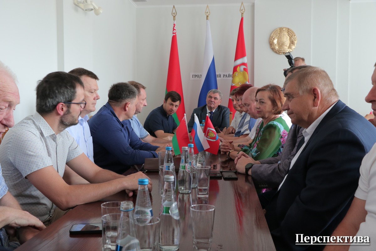 Делегация Хлевенского района встретилась с руководством Гродненского района
