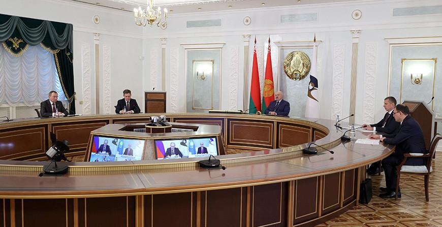 Президент Беларуси участвует в онлайн-саммите ЕАЭС