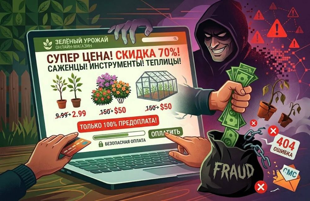 Мошенники обманывают дачников через интернет-магазины Мошенники обманывают дачников через интернет-магазины