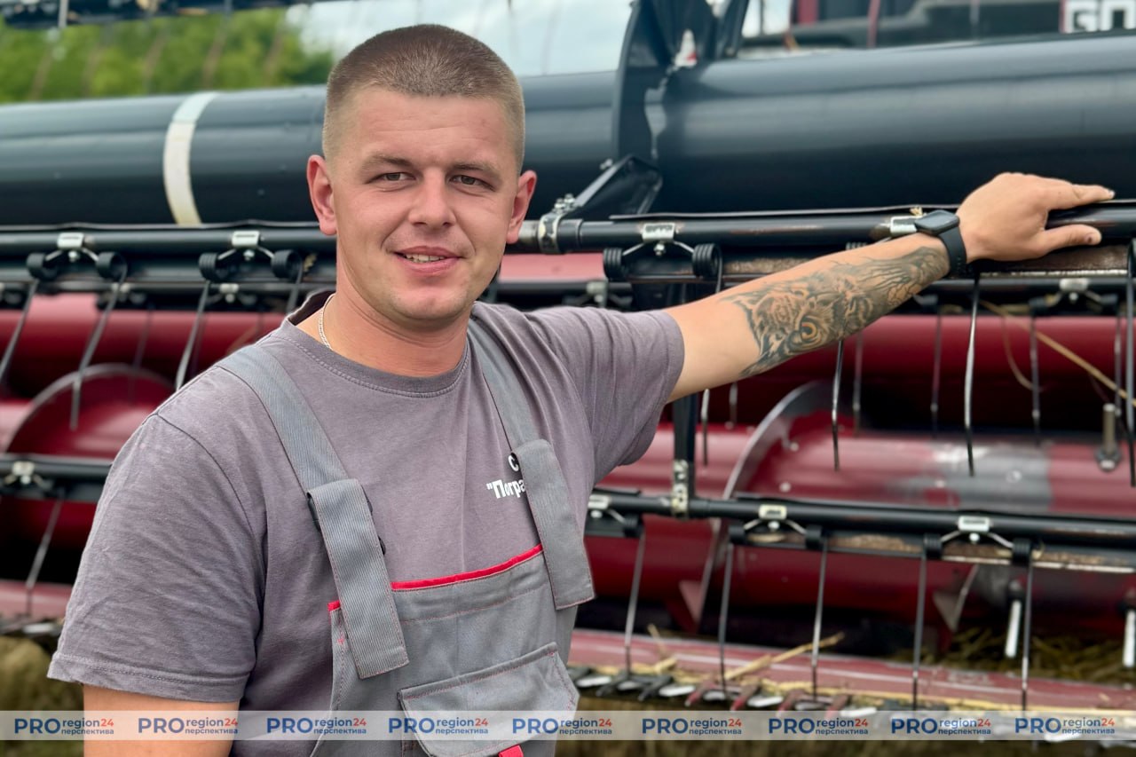 Симбиоз энергии и опыта: как в СПК «Пограничный» Гродненского района намолачивают тысячи тонн