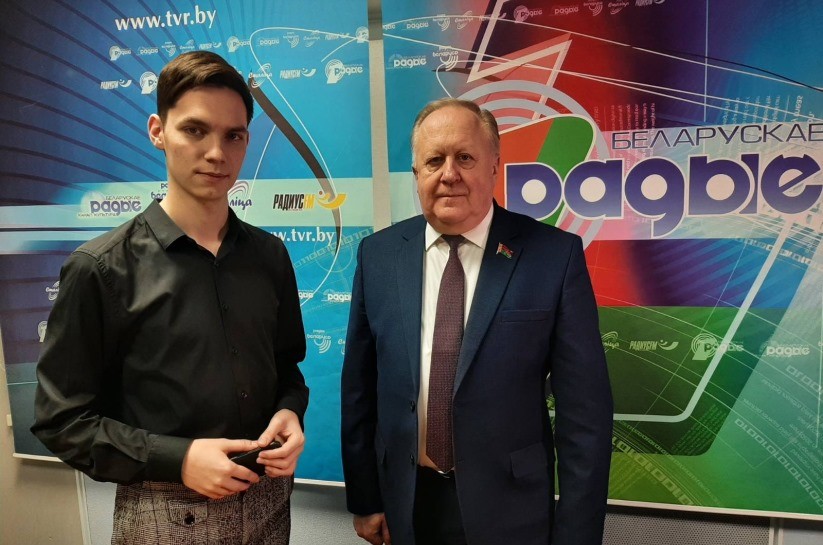 Виктор Лискович принял участие в радиомарафоне ко Дню белорусской науки Первого национального канала Белорусского радио