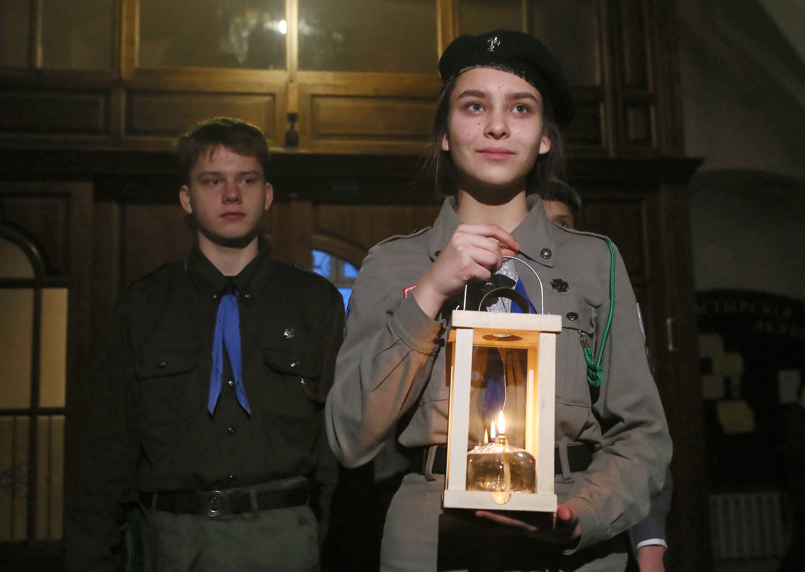 Віншаванні біскупа Гродзенскага Аляксандра Кашкевіча на свята Божага Нараджэння і Новы год