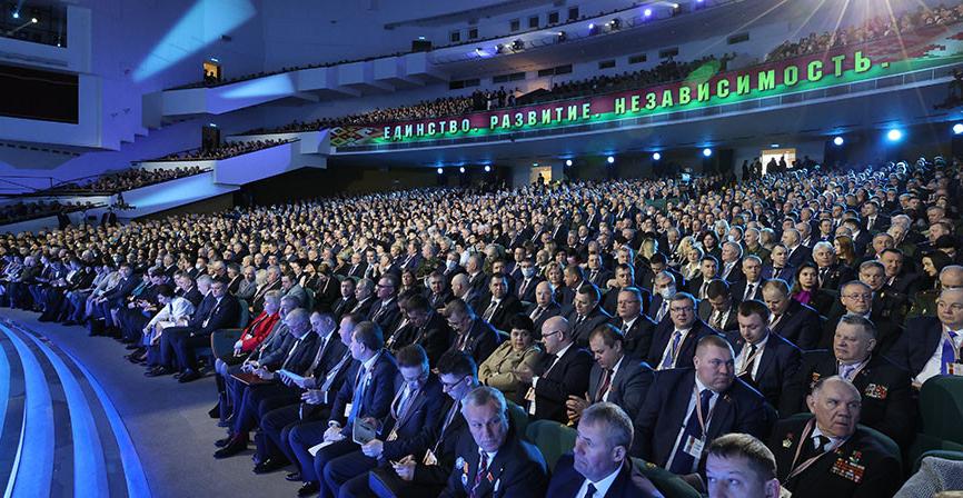 Александр Лукашенко - участникам ВНС: вы сегодня хозяева нашей столицы и нашей Беларуси