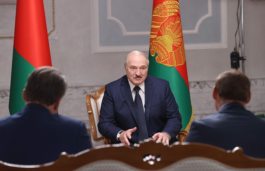 Интервью Лукашенко российским журналистам | ТЕЛЕВЕРСИЯ