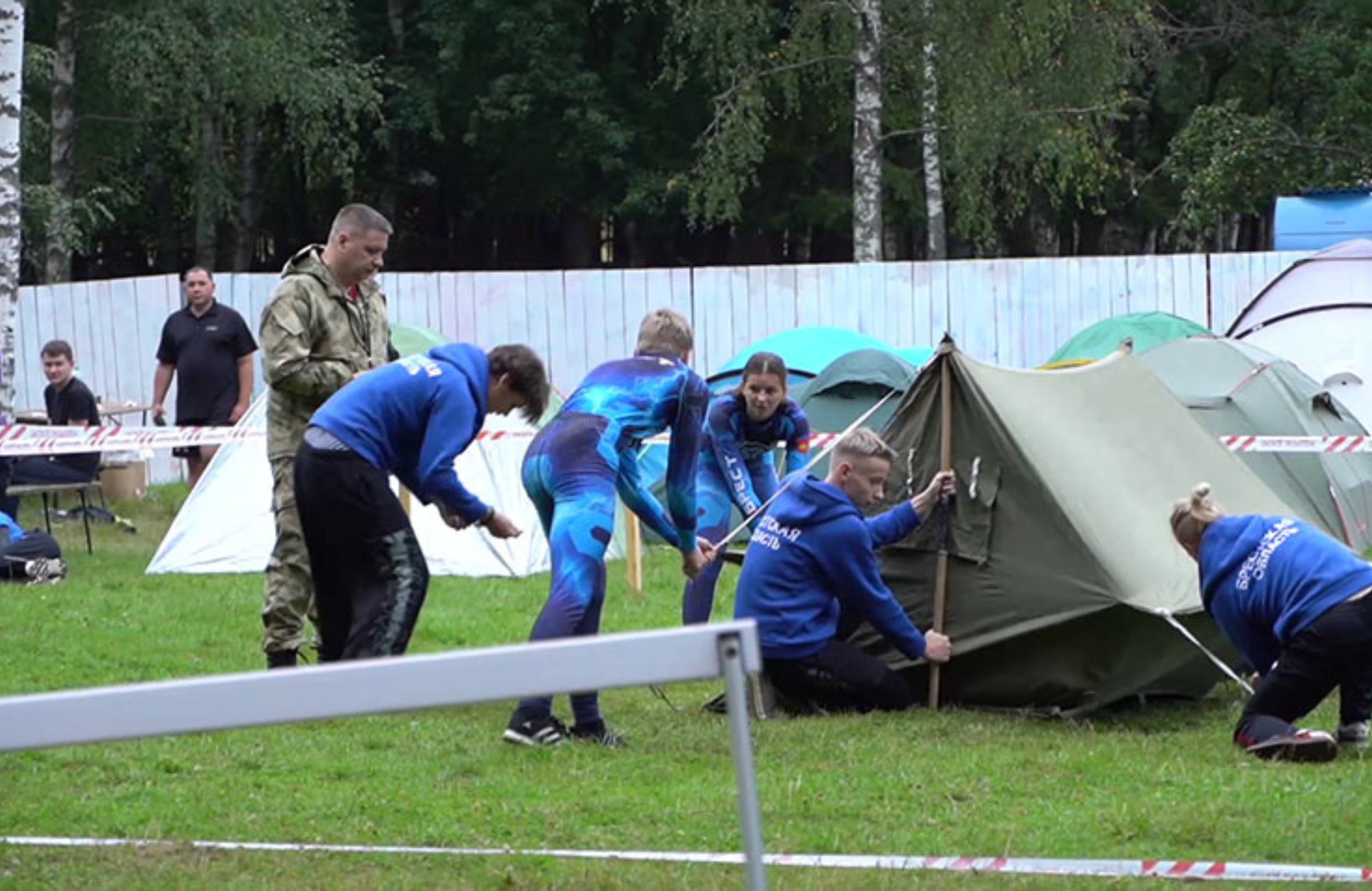 В Гродненском районе проходят учебно-полевые сборы для десятиклассников
