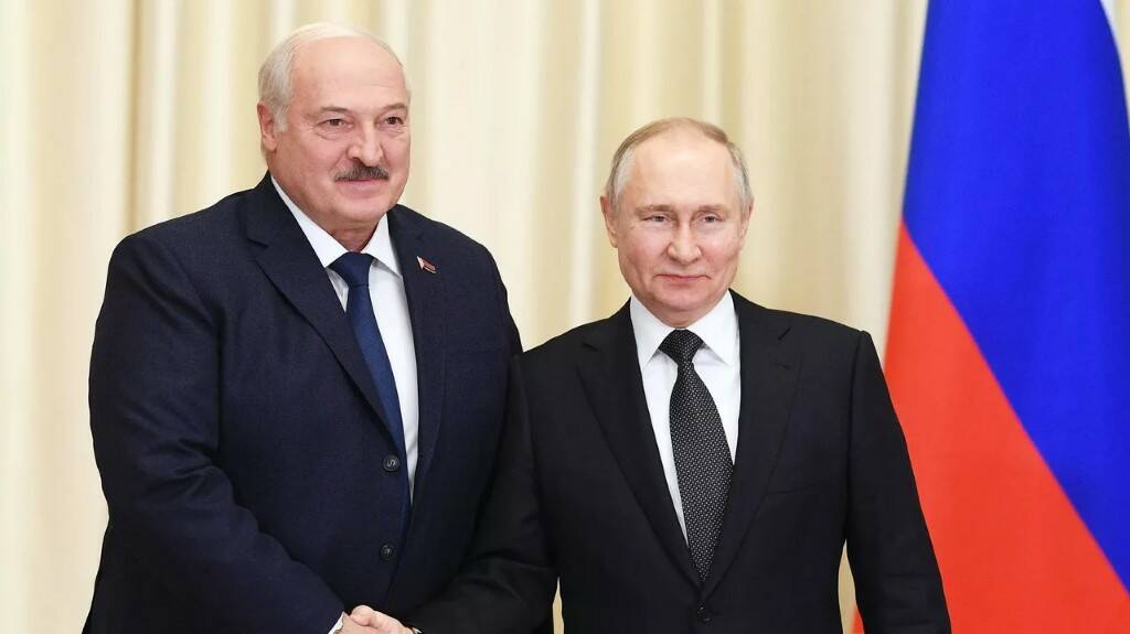 Путин поздравил Лукашенко с днем рождения