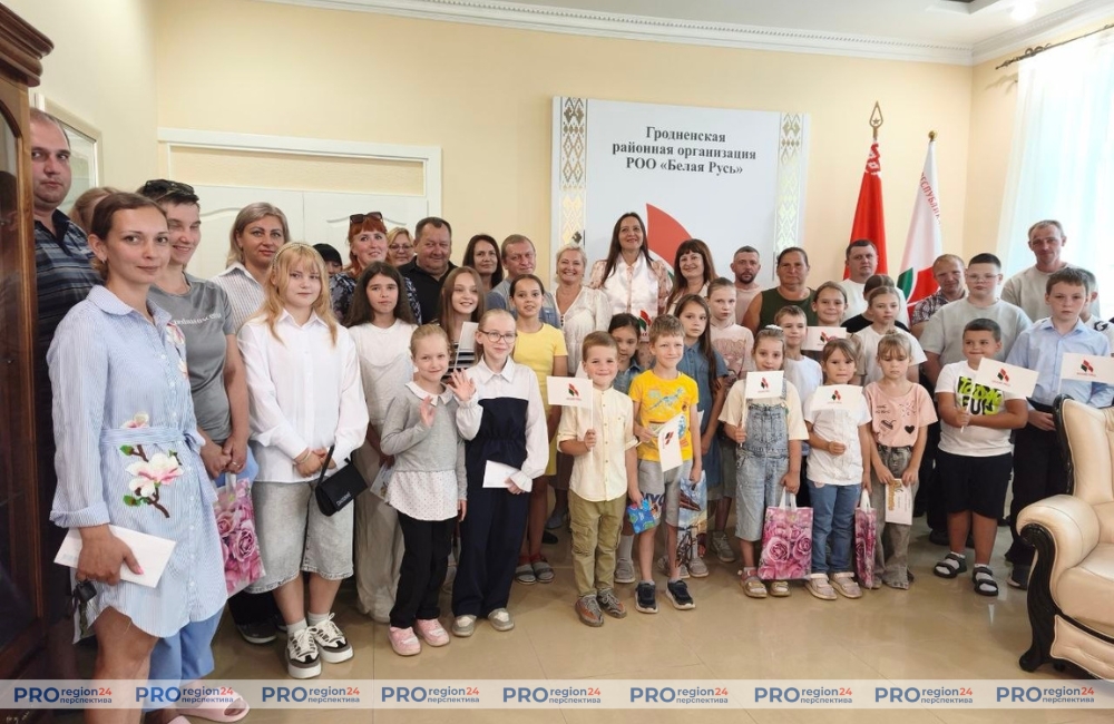 В Вертелишках прошла акция «Соберём детей в школу» для многодетных семей