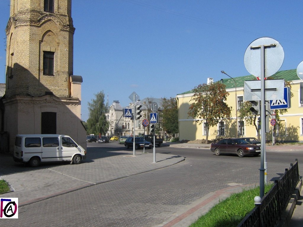 В Гродно перекресток улиц Давыда Городенского и Замковой временно придется объезжать