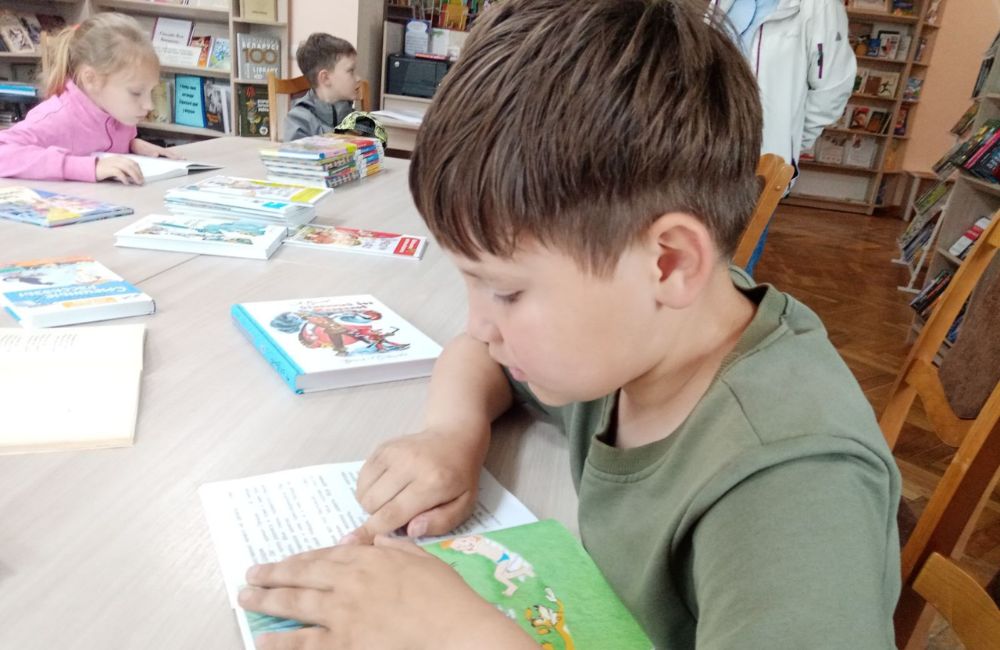 Презентация книг в библиотеке 6