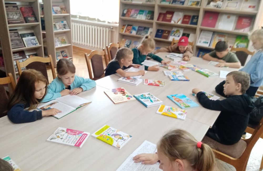 Презентация книг в библиотеке 5